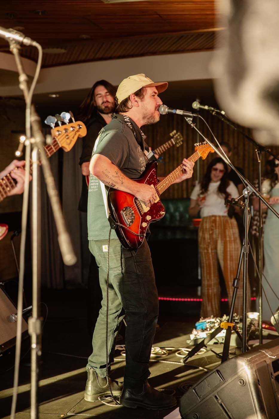 A band playing at Susto Edge in Seattle