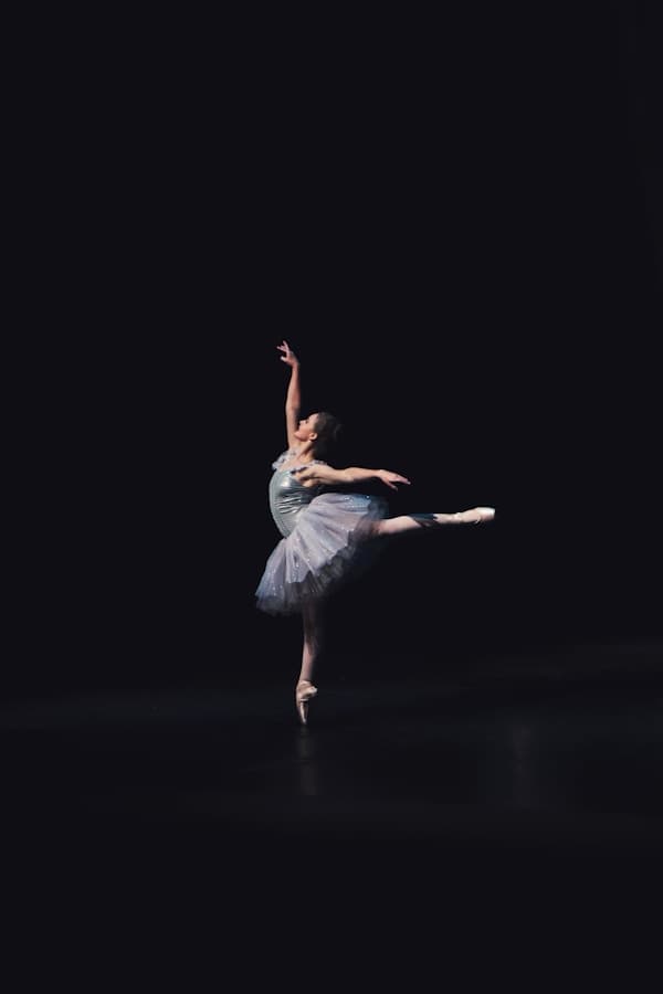 A ballerina on stage